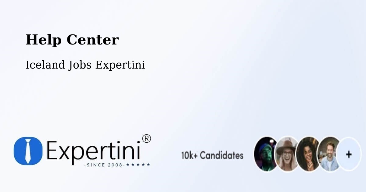 Help Center – Iceland - Iceland Jobs Expertini